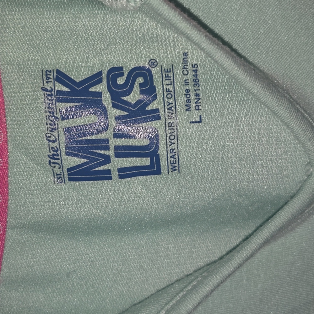 Muk Luks Women's Hoodie with Pink Accents - Picture 3 of 5